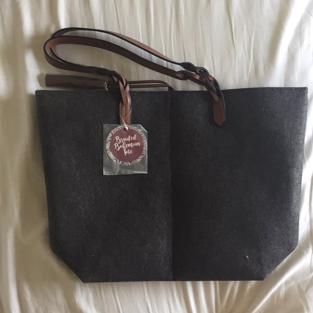 Braided Bohemian Tote Bag
